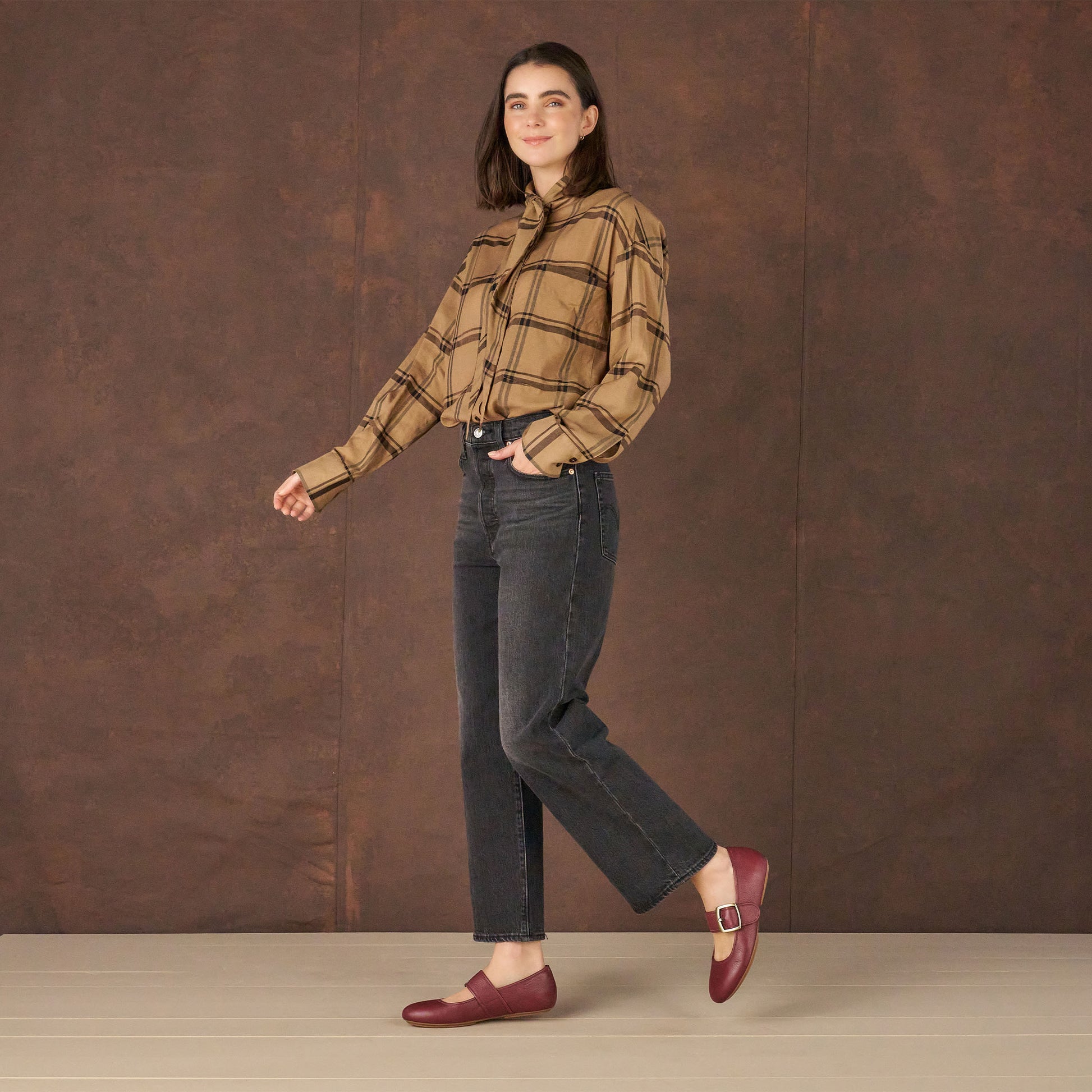 Matilda Sangria Leather