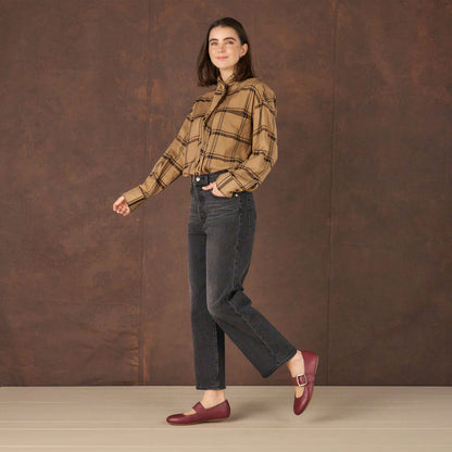 Matilda Sangria Leather