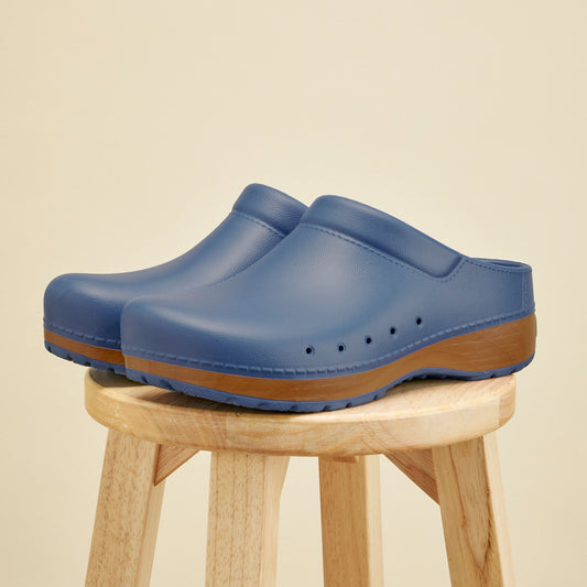 Kane Mens Blue Mule