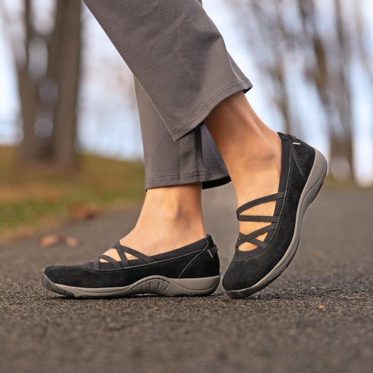 Harper Black Suede