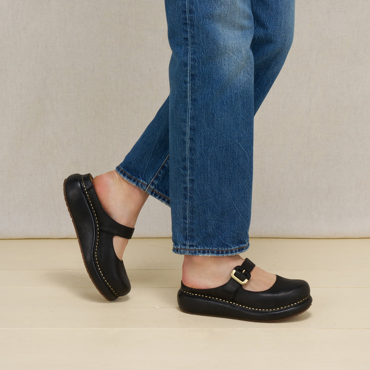 Kimberly Black Leather