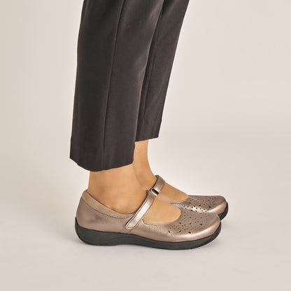 Stacy Pewter Metallic