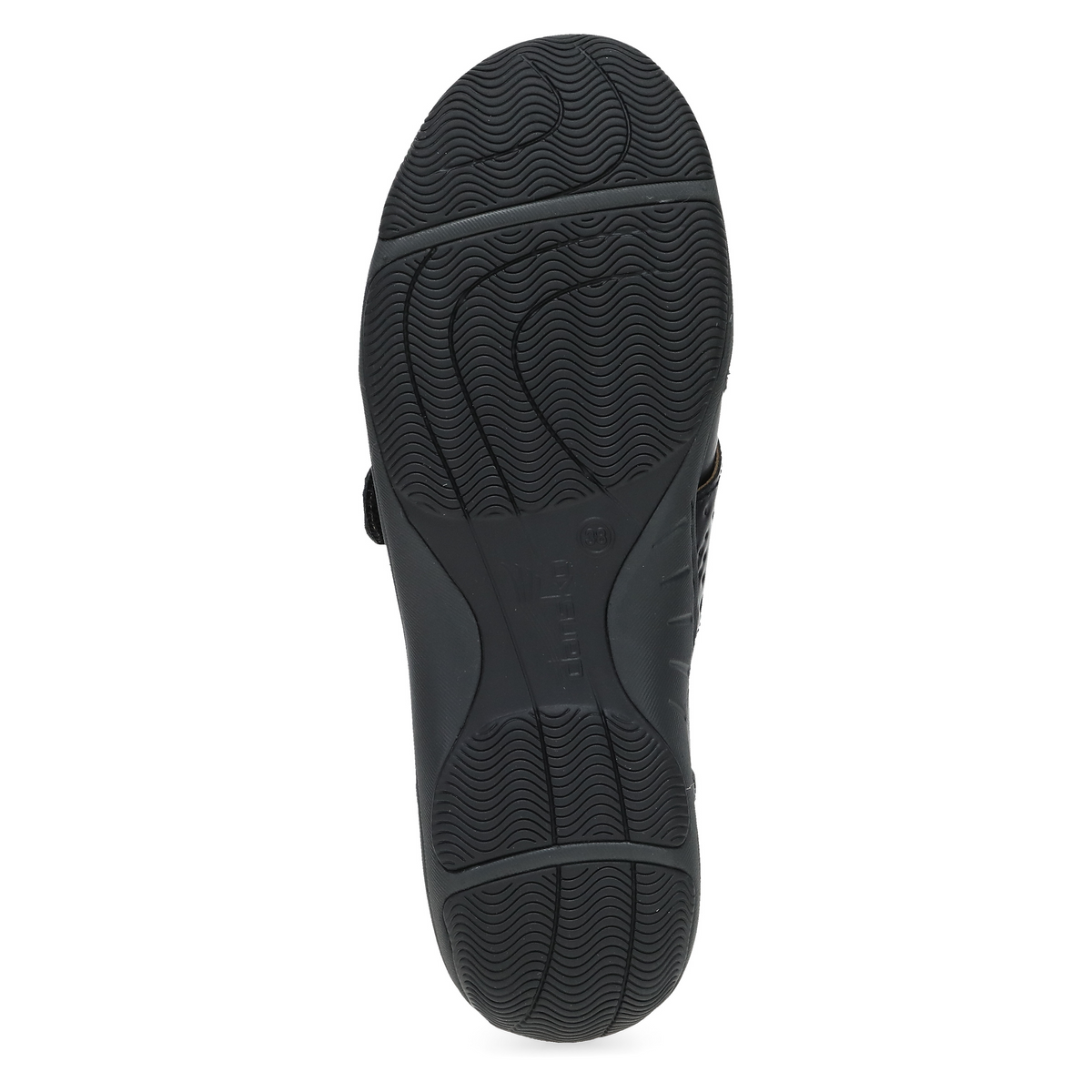 Sallie Wide Black Waxy Burnished